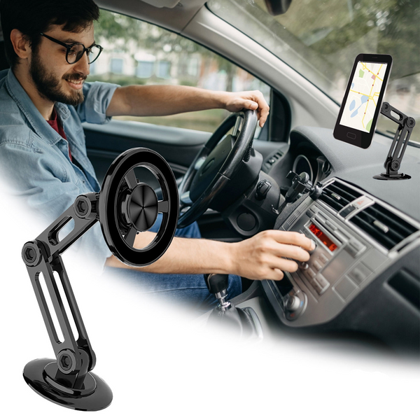 720° Rotating Foldable Magnetic Car Phone Holder