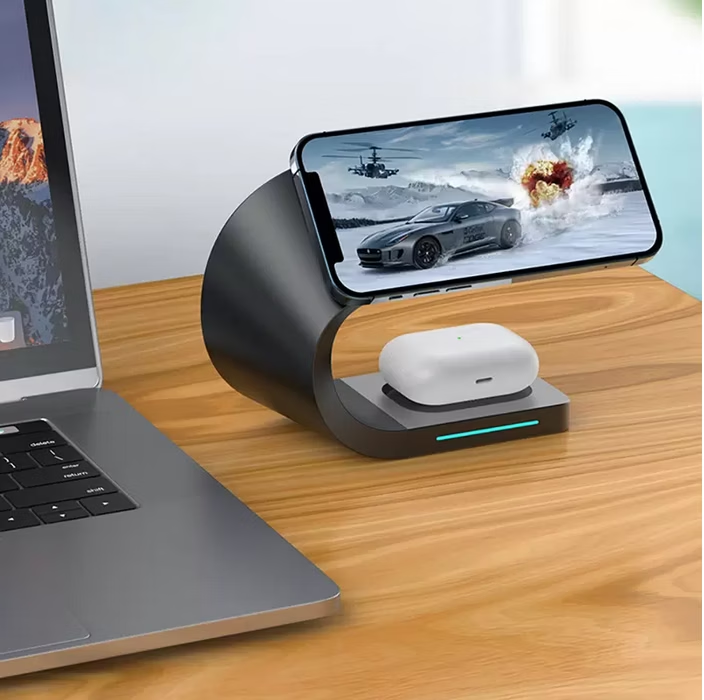 4-in-1 Metal Shell  Wireless Charging Station