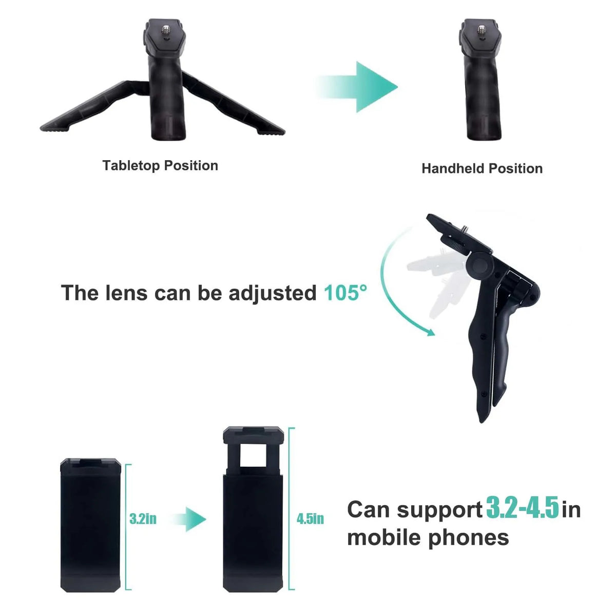 7-In-1 Smartphone Vlogging Tripod Kit