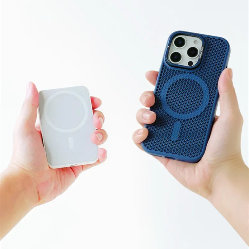 Honeycomb Mesh Cooling Magsafe iPhone Case