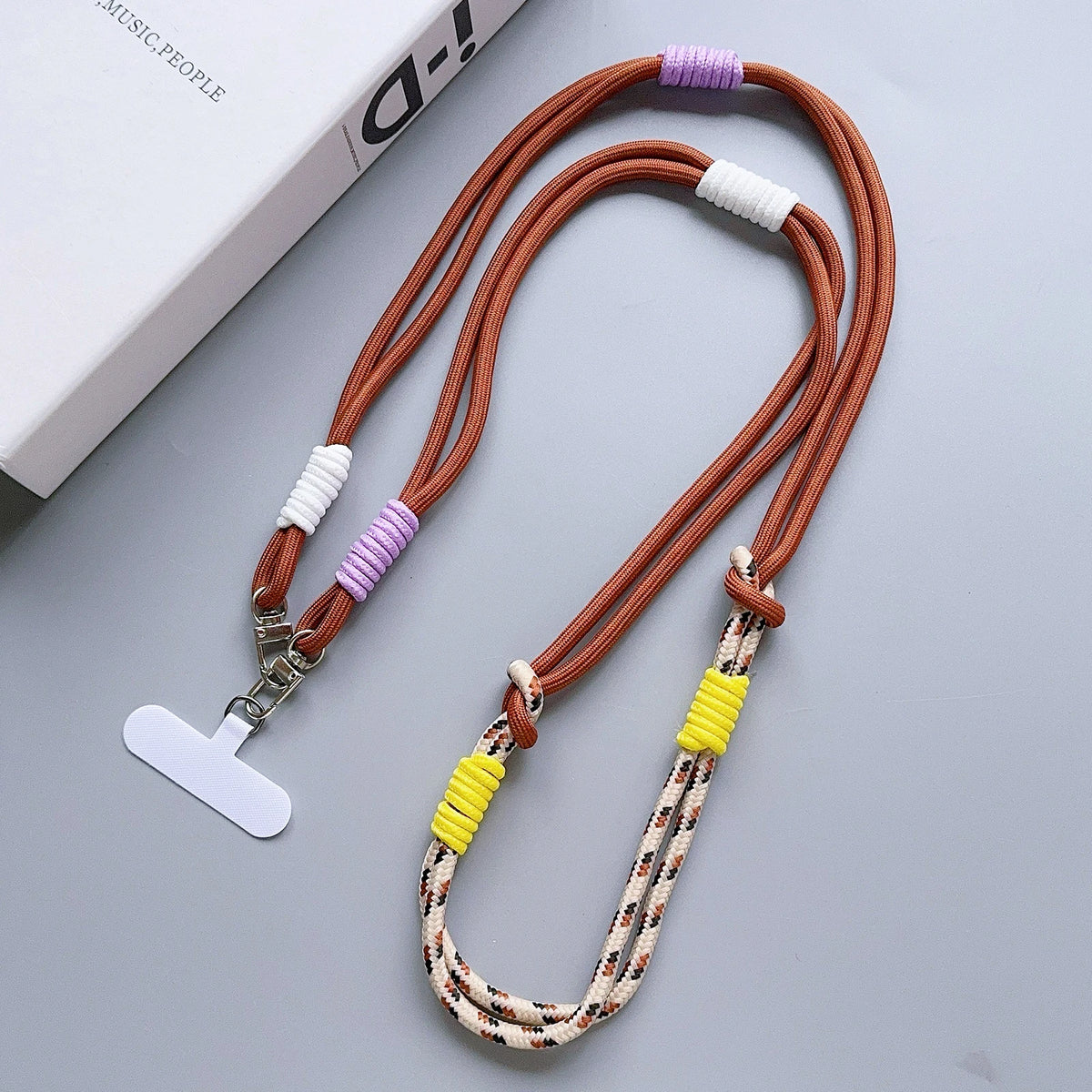 Dual-Tone Crossbody Phone Lanyard