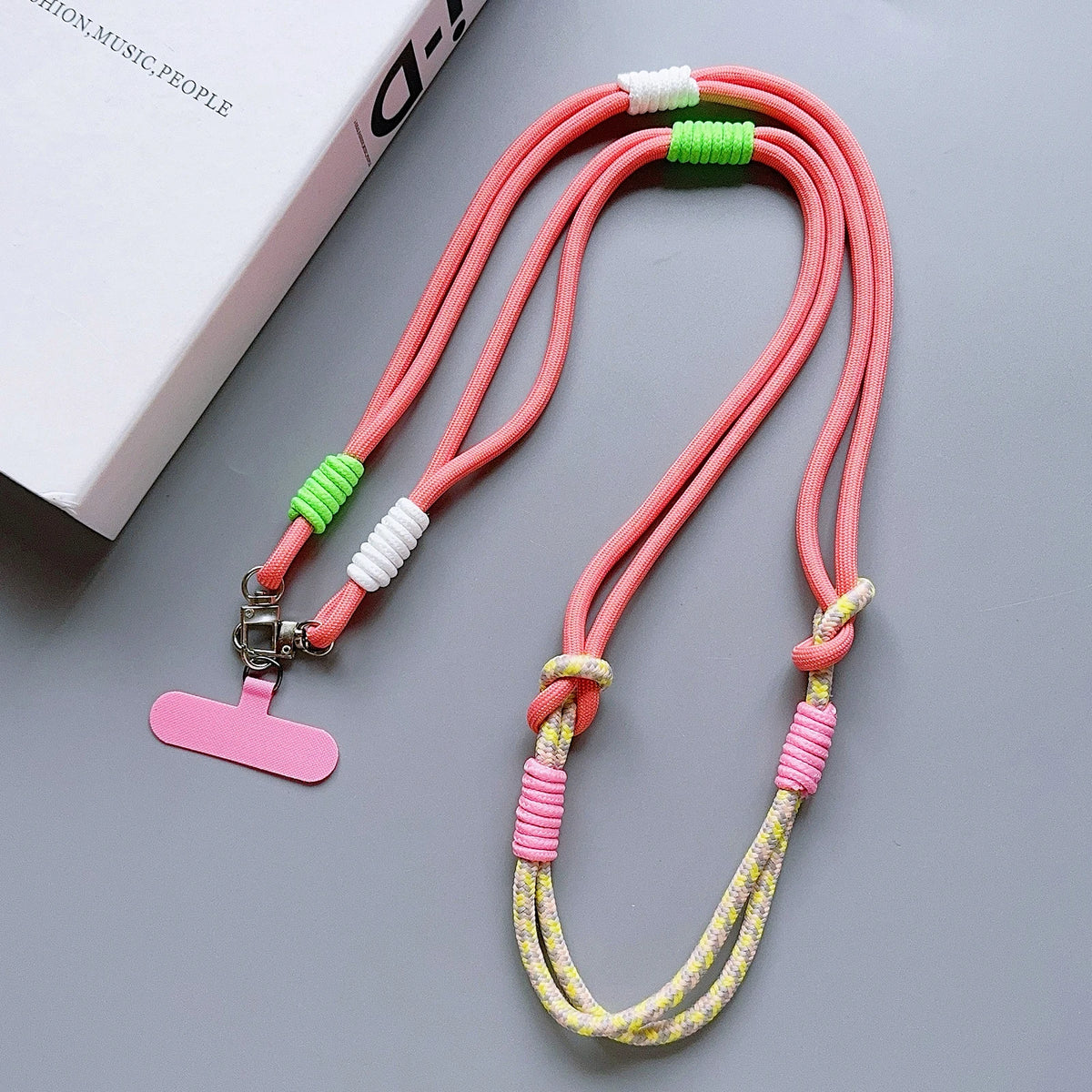 Dual-Tone Crossbody Phone Lanyard
