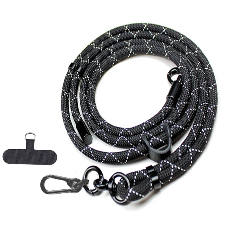 Detachable Crossbody Phone Lanyard with Card Clip
