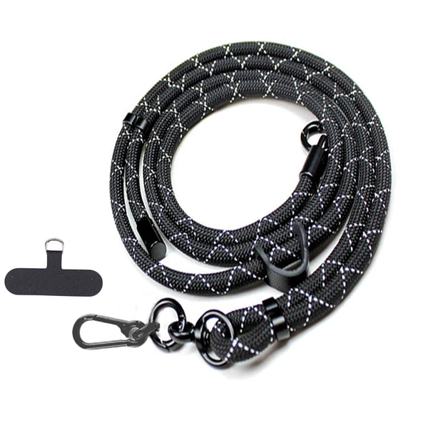 Detachable Crossbody Phone Lanyard with Card Clip