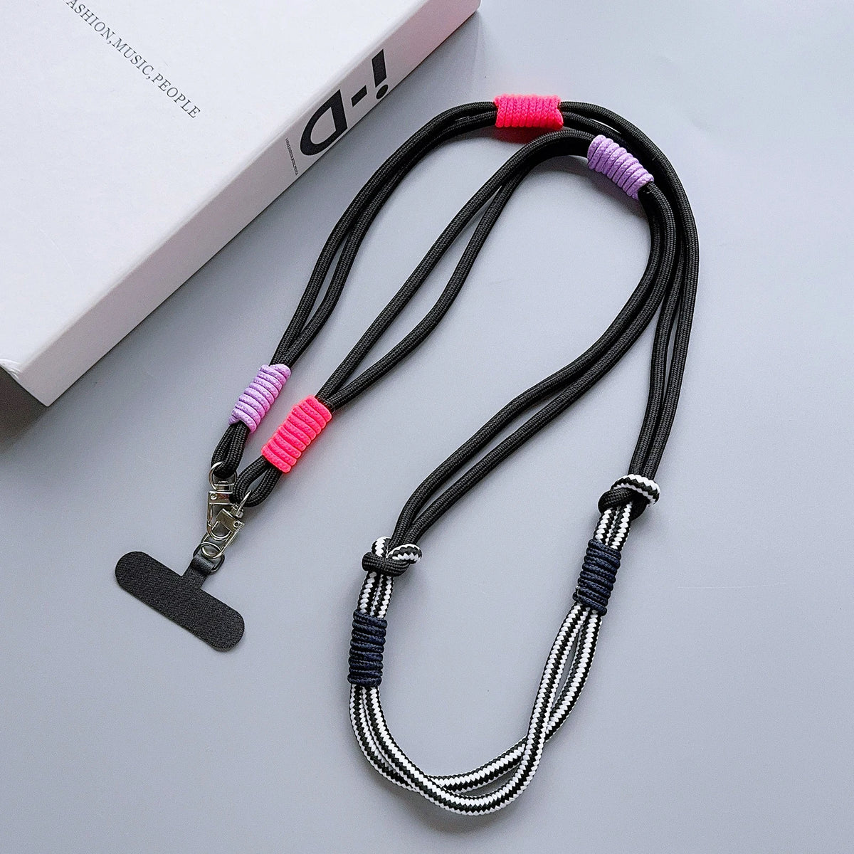 Dual-Tone Crossbody Phone Lanyard