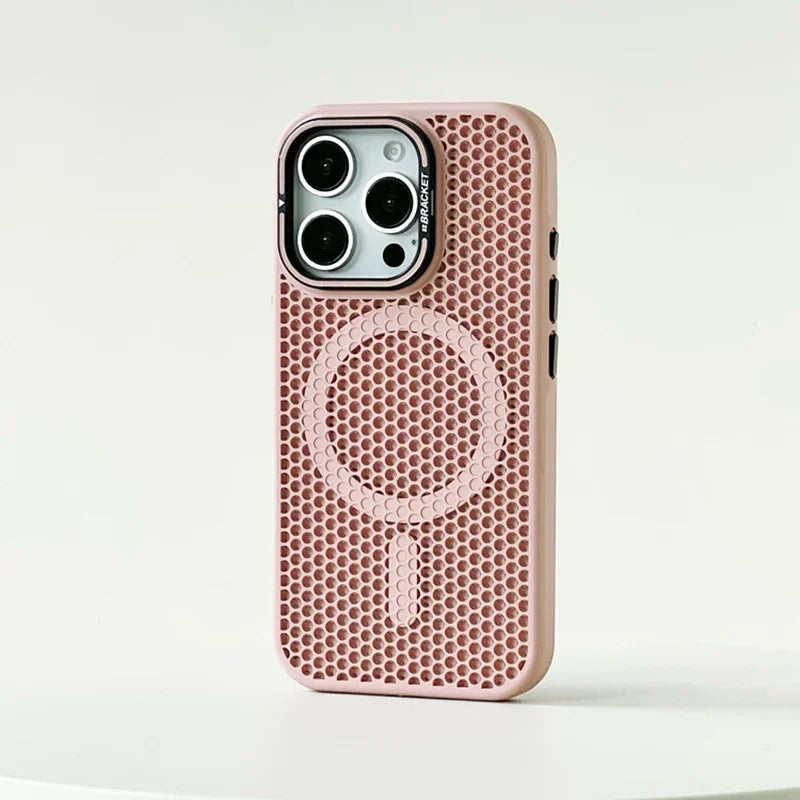 Honeycomb Mesh Cooling Magsafe iPhone Case