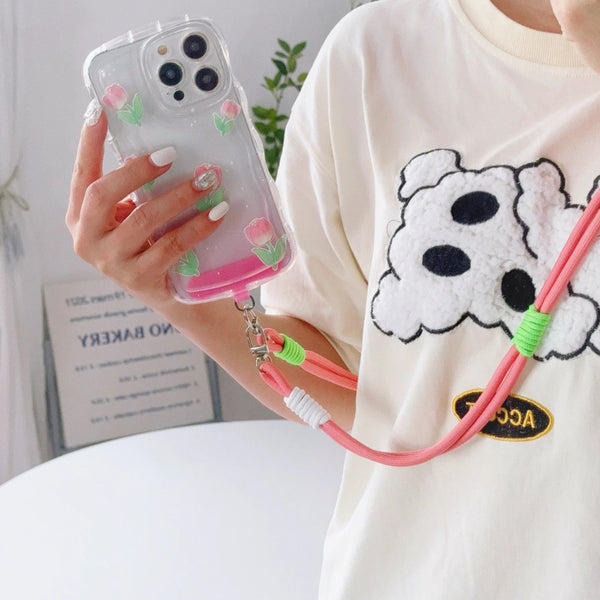 Dual-Tone Crossbody Phone Lanyard