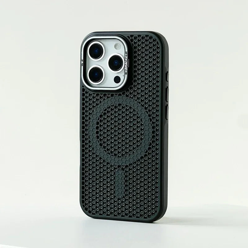 Honeycomb Mesh Cooling Magsafe iPhone Case