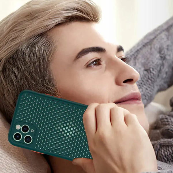 Breathable Cooling Shockproof iPhone Case