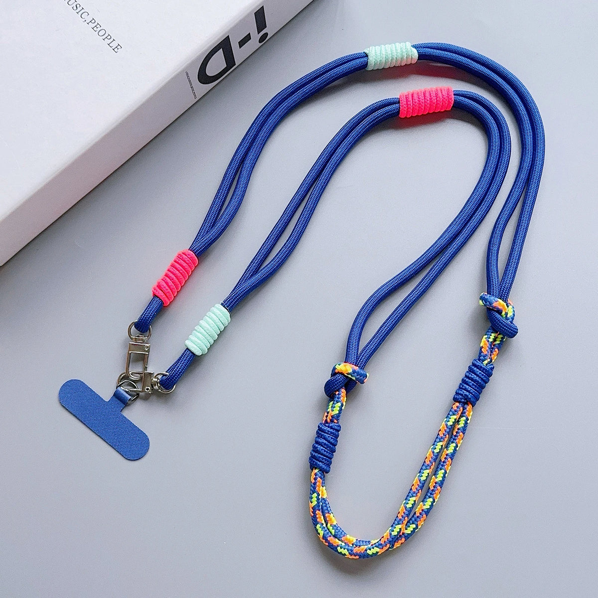 Dual-Tone Crossbody Phone Lanyard