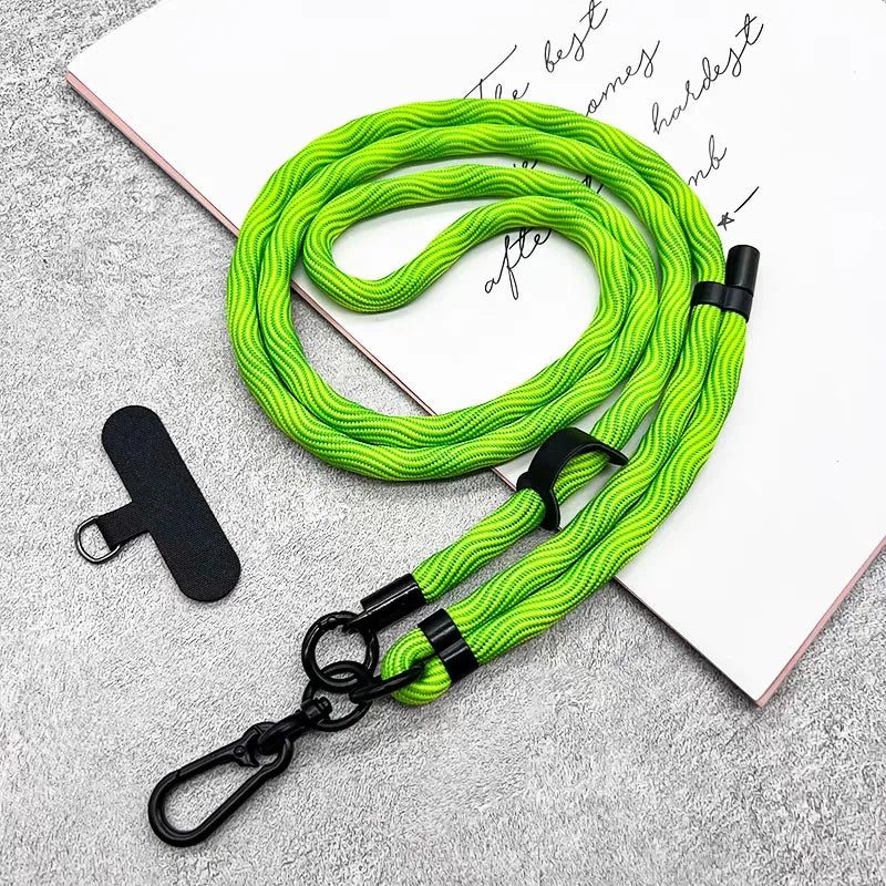 Detachable Crossbody Phone Lanyard with Card Clip