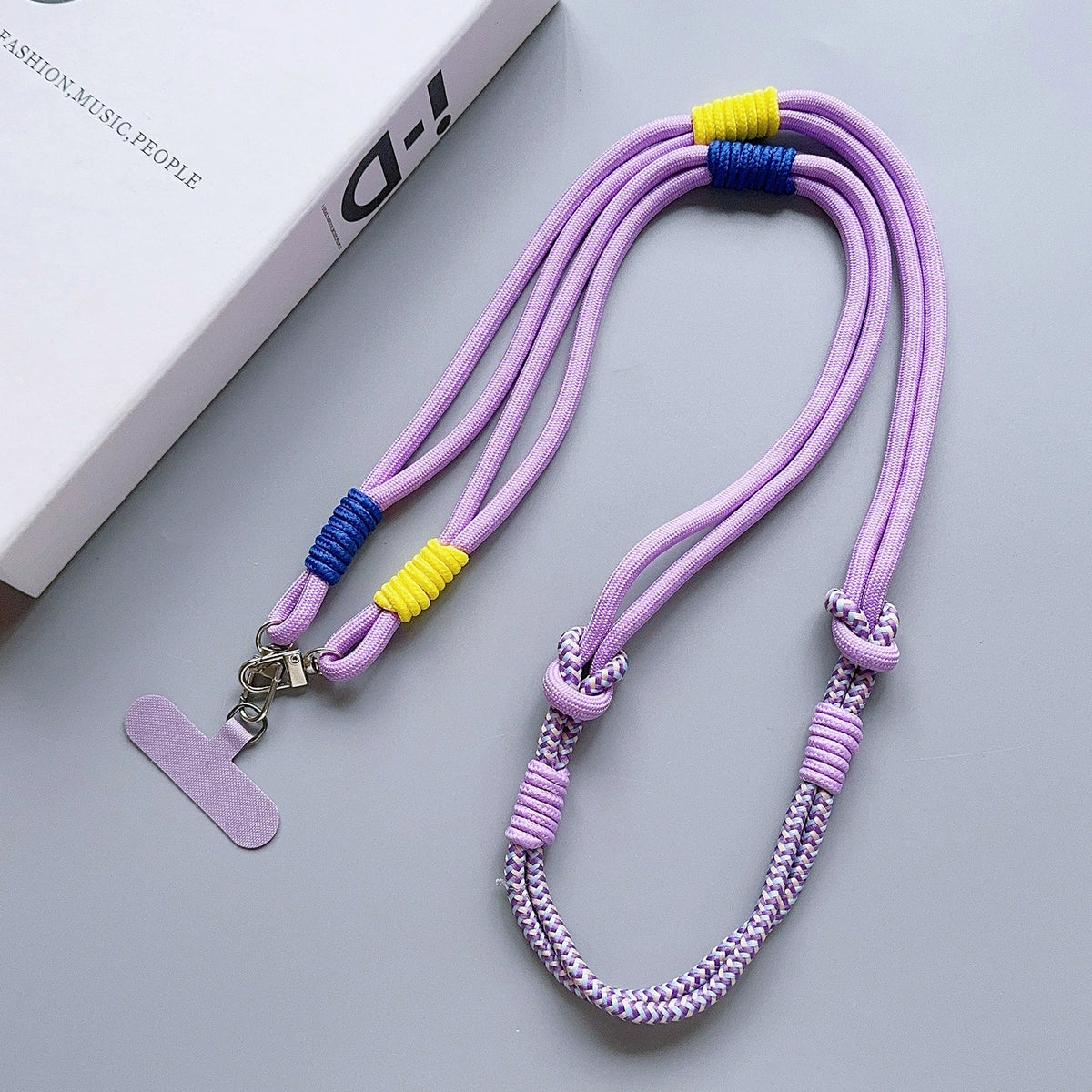 Dual-Tone Crossbody Phone Lanyard