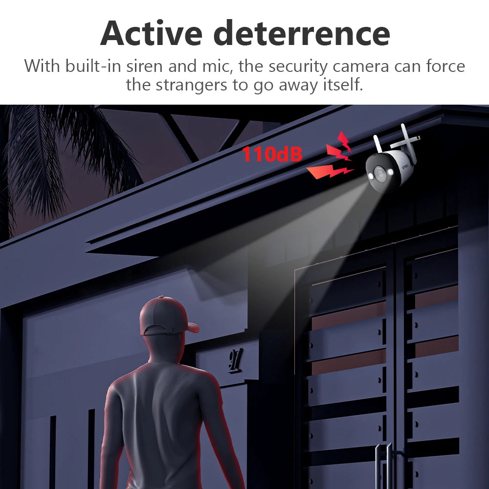 Outdoor 3K Smart Security Camera with Spotlight