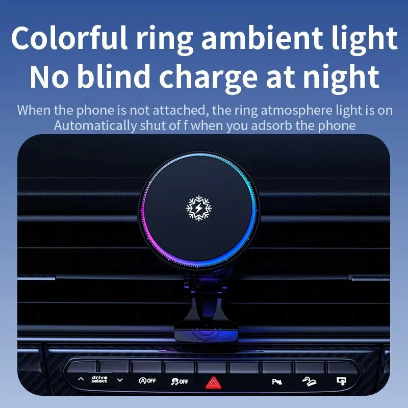 Ice Cooling Magnetic Wireless Car Charger