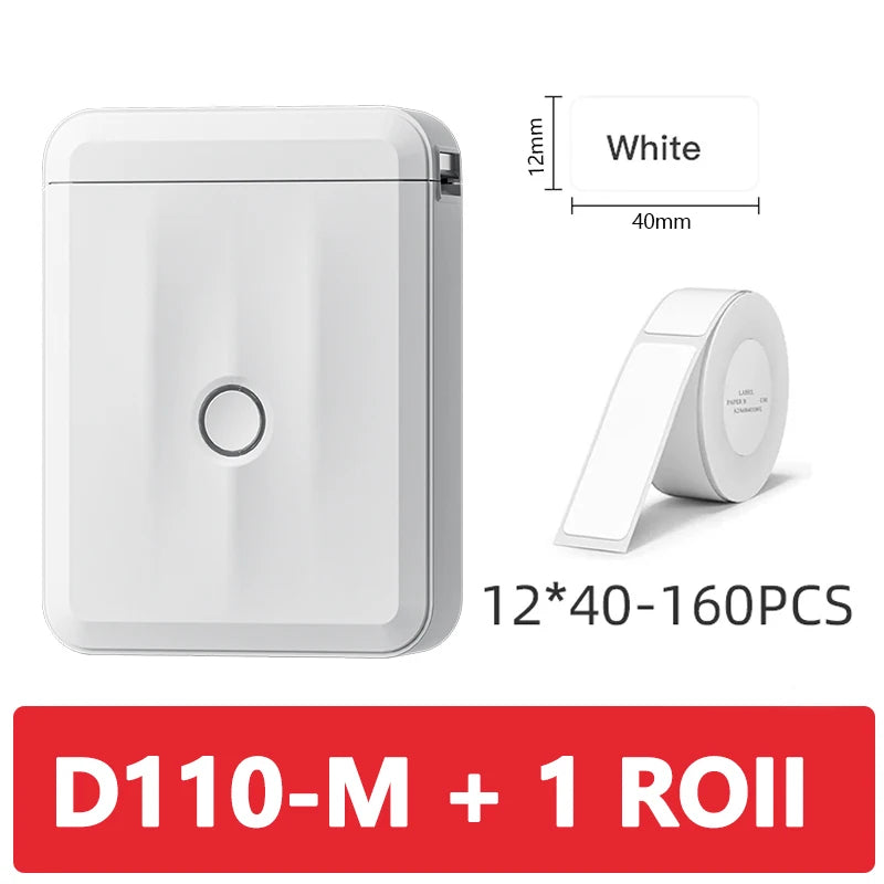 Mini Portable Thermal Label Printer