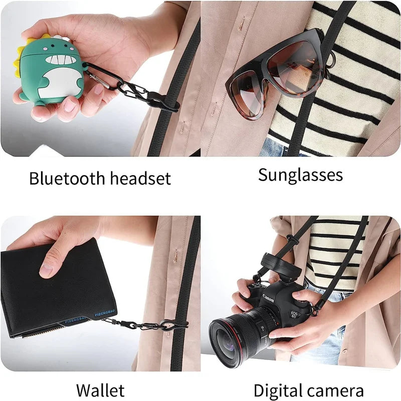 Detachable Crossbody Phone Lanyard with Card Clip