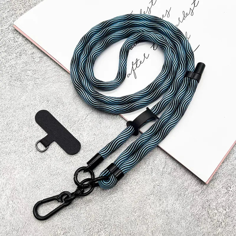 Detachable Crossbody Phone Lanyard with Card Clip