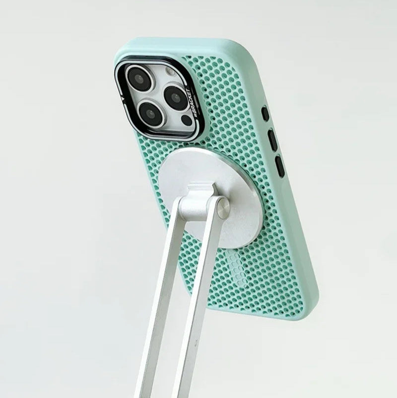 Honeycomb Mesh Cooling Magsafe iPhone Case