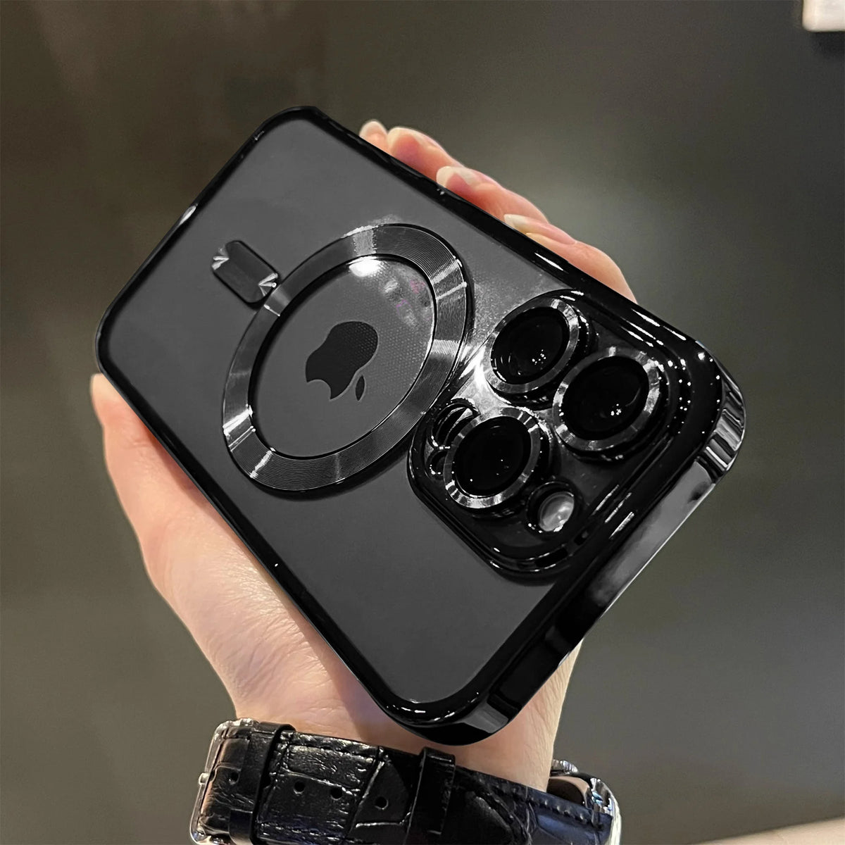 Luxury Shockproof Clear Magsafe iPhone Case