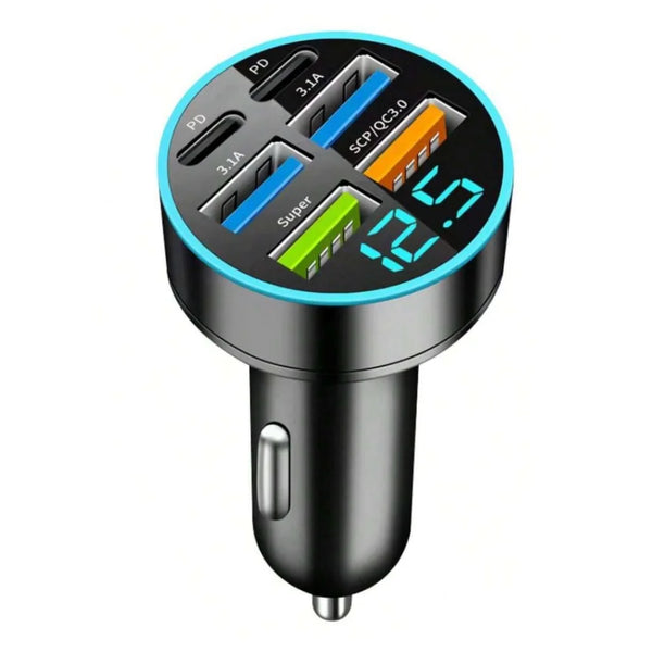 250W Fast USB & Type-C Car Charger