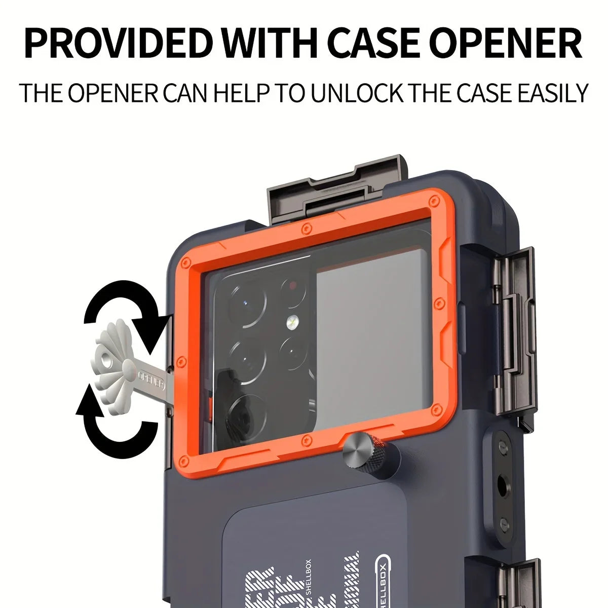 Underwater Waterproof Phone Case with Lanyard