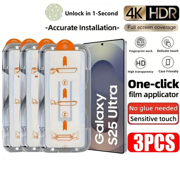 3Pcs Samsung Galaxy Oleophobic Screen Protector