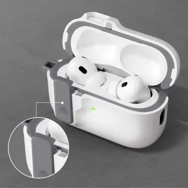 Magnetic Lid Lock Hybrid AirPods Case