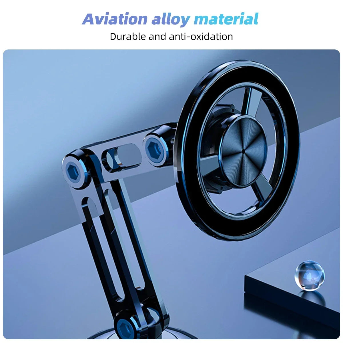720° Rotating Foldable Magnetic Car Phone Holder