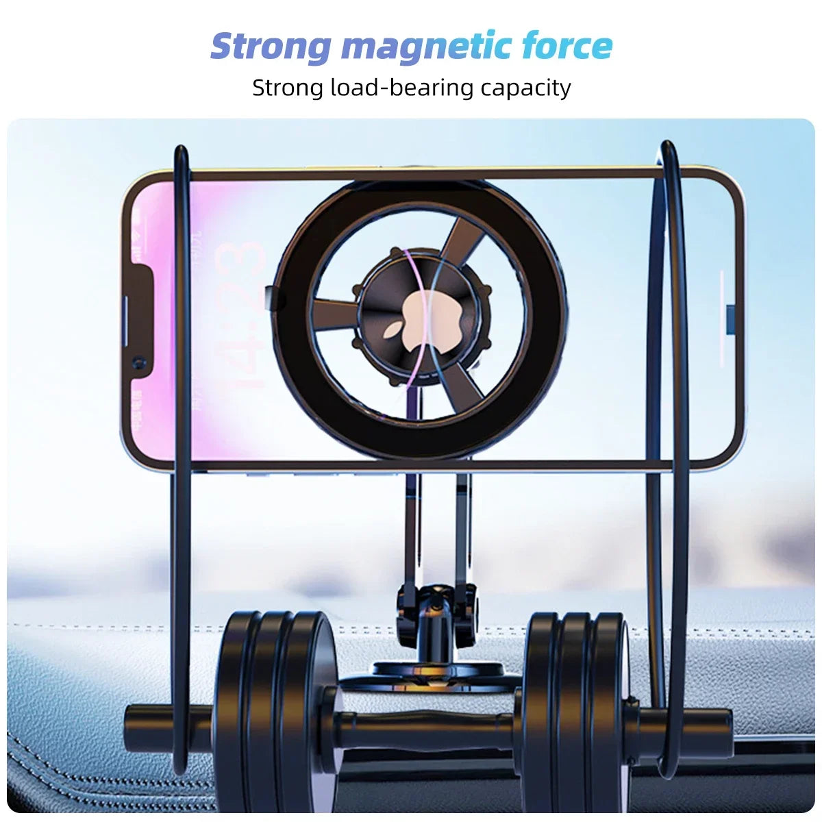 720° Rotating Foldable Magnetic Car Phone Holder