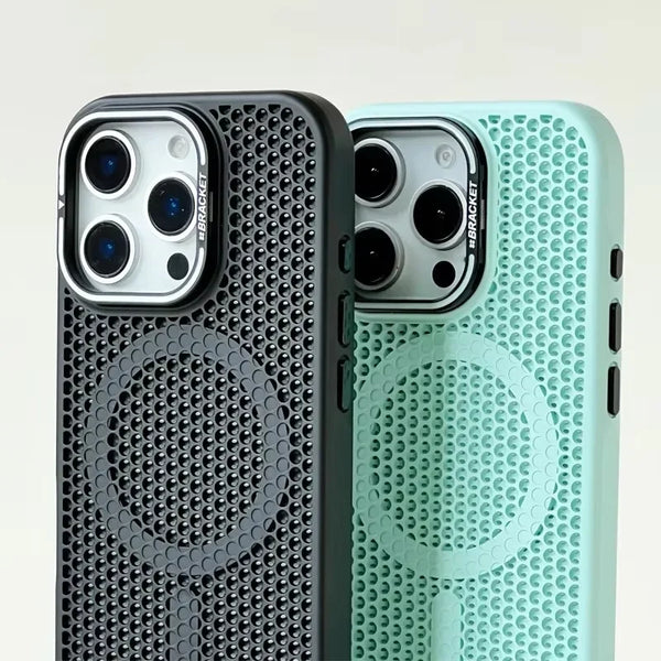 Honeycomb Mesh Cooling Magsafe iPhone Case