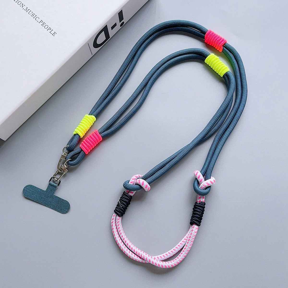 Dual-Tone Crossbody Phone Lanyard