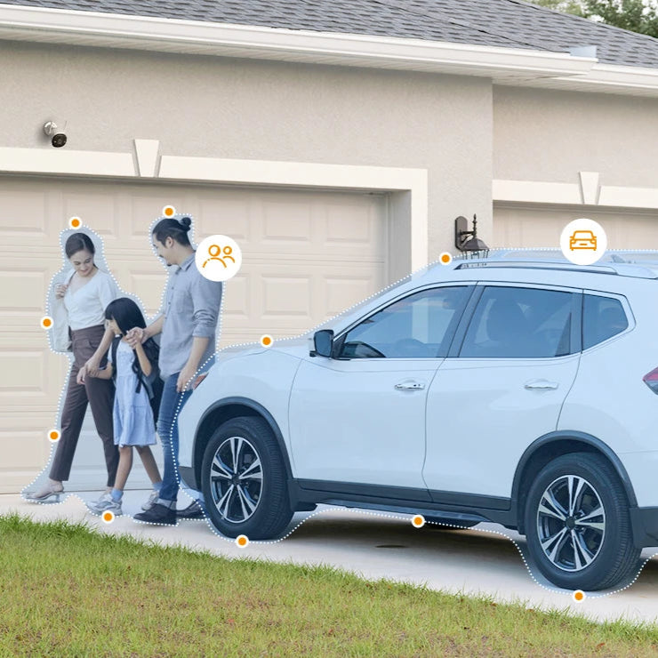 Outdoor 3K Smart Security Camera with Spotlight