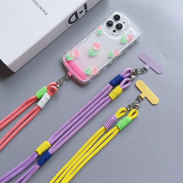Dual-Tone Crossbody Phone Lanyard