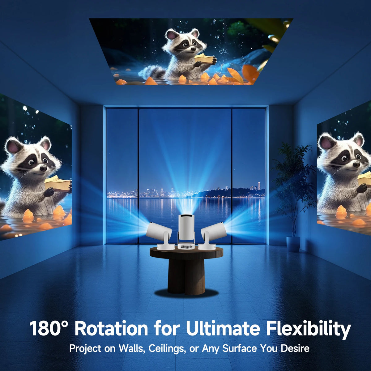 4K Home & Outdoor Theater Projector