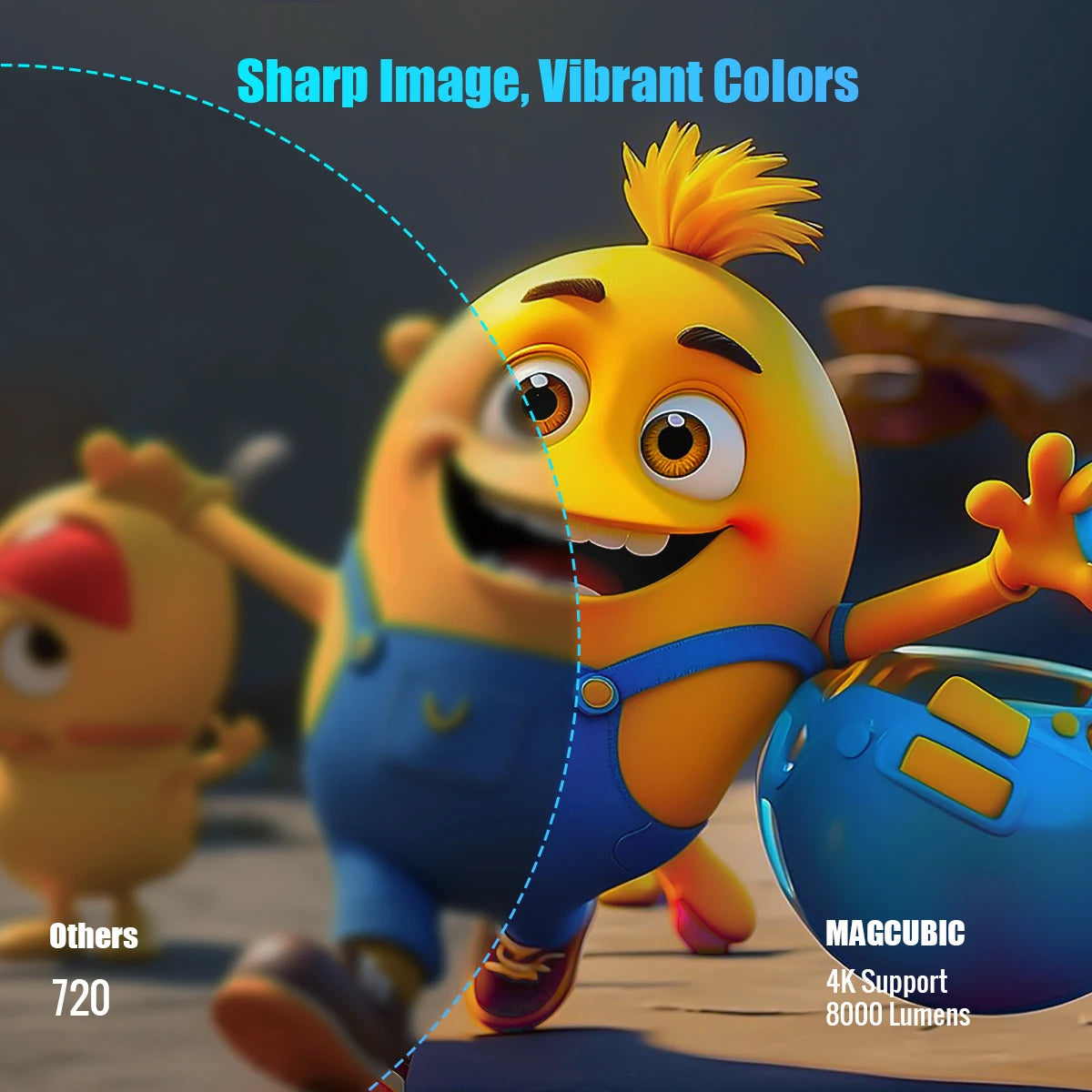4K Home & Outdoor Theater Projector