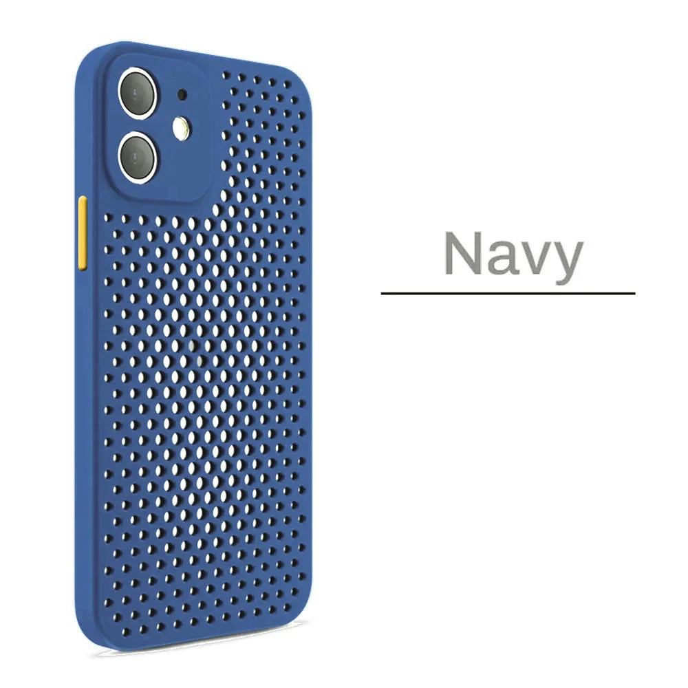 Breathable Cooling Shockproof iPhone Case