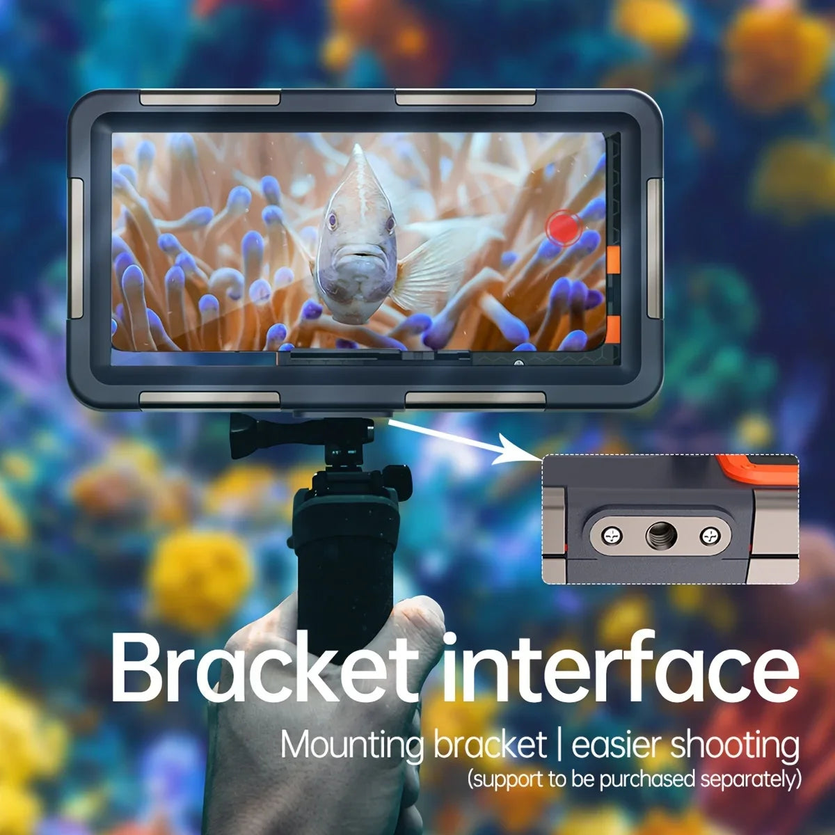 Underwater Waterproof Phone Case with Lanyard