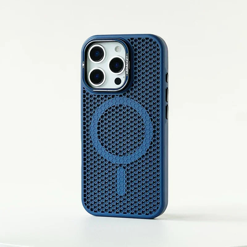 Honeycomb Mesh Cooling Magsafe iPhone Case