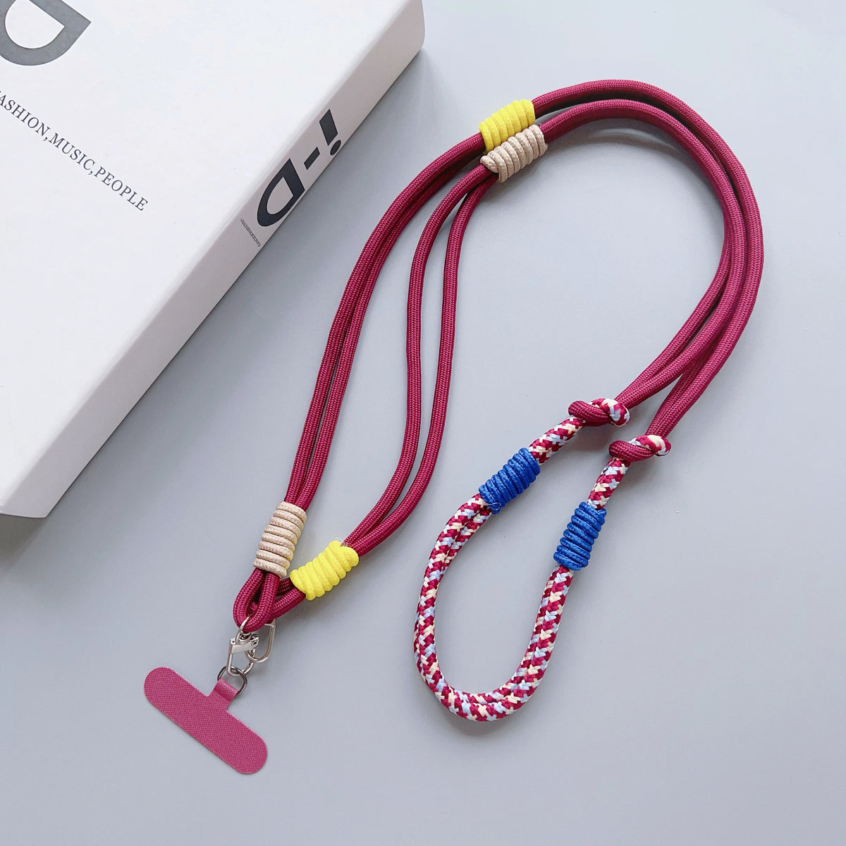 Dual-Tone Crossbody Phone Lanyard