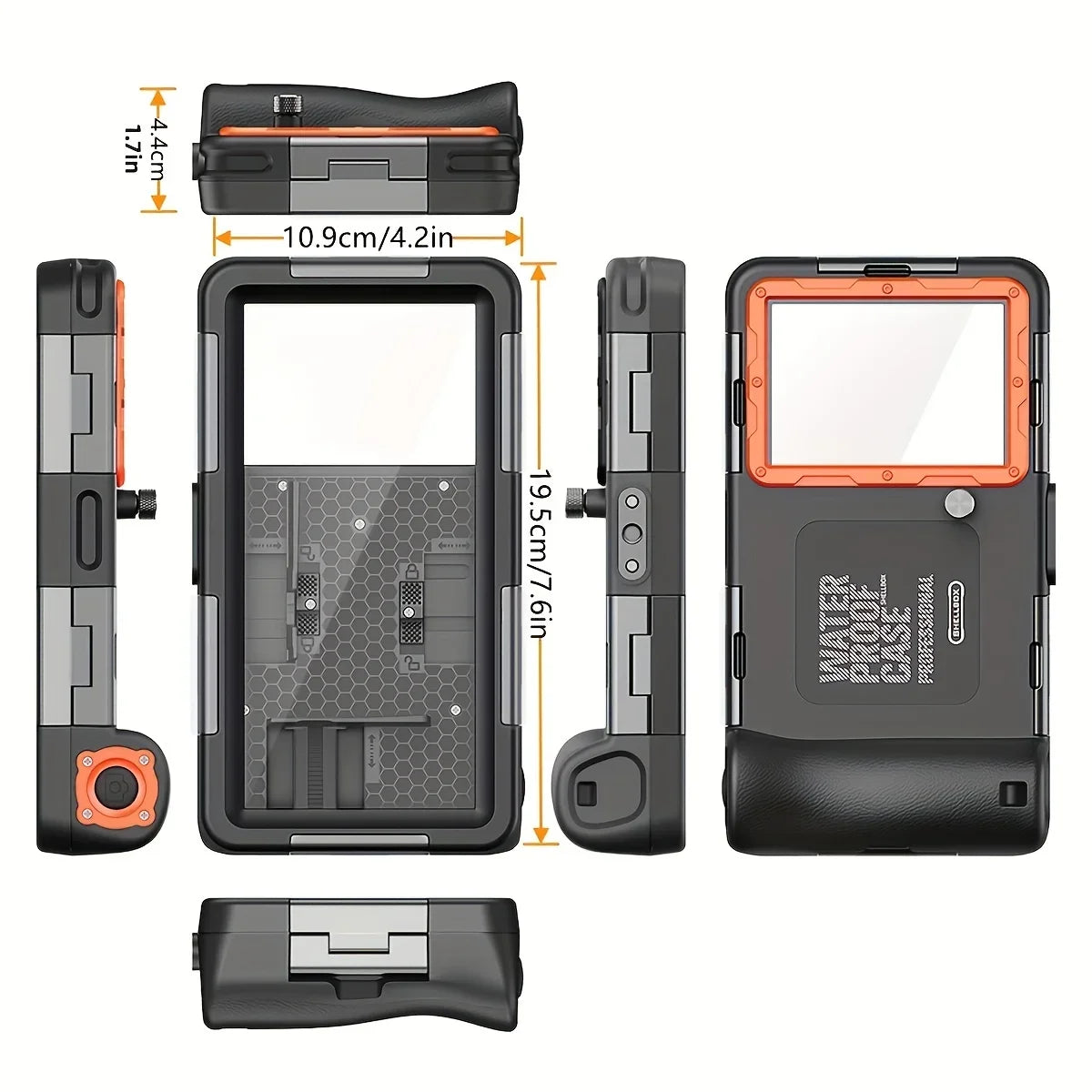 Underwater Waterproof Phone Case with Lanyard