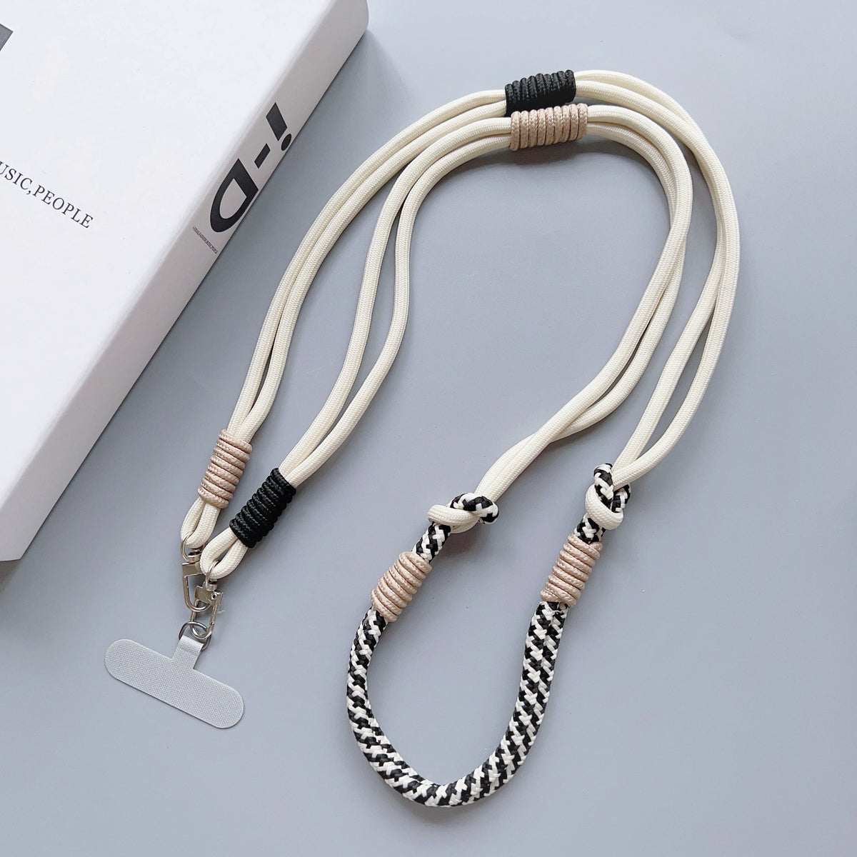Dual-Tone Crossbody Phone Lanyard
