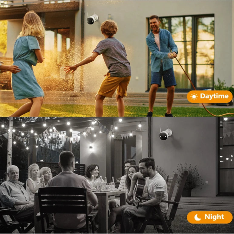 Outdoor 3K Smart Security Camera with Spotlight