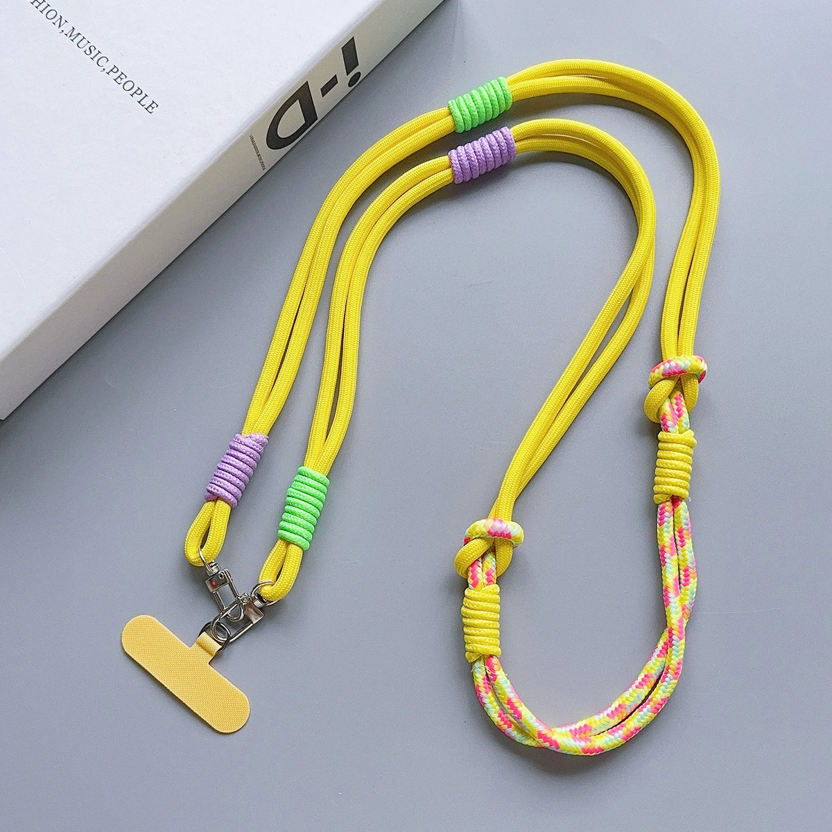 Dual-Tone Crossbody Phone Lanyard