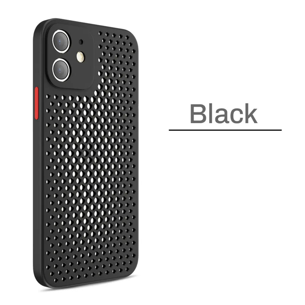 Breathable Cooling Shockproof iPhone Case