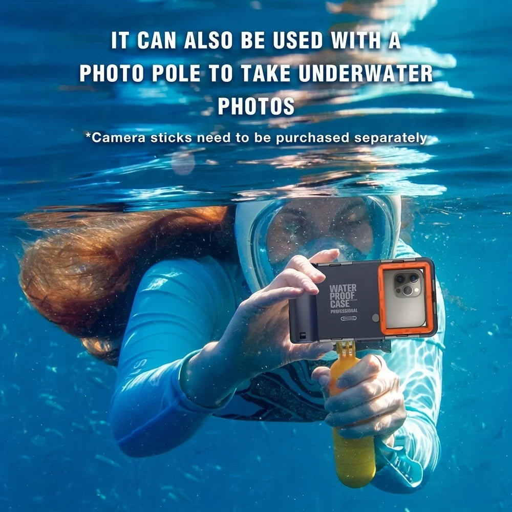 Underwater Waterproof Phone Case with Lanyard