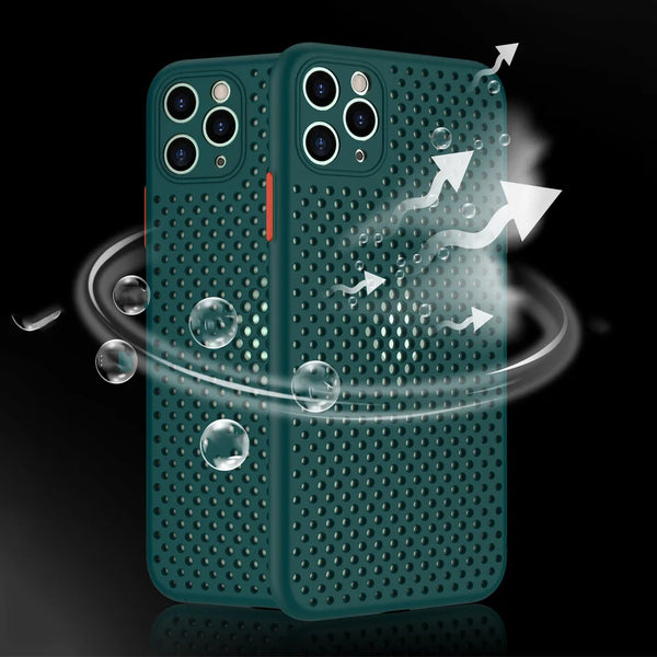 Breathable Cooling Shockproof iPhone Case
