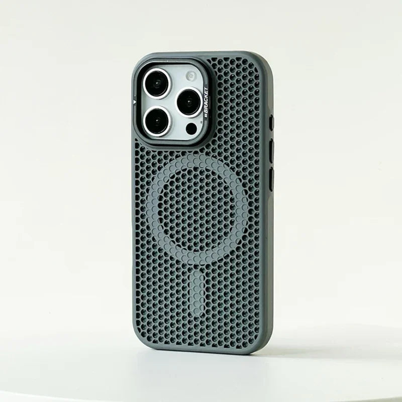 Honeycomb Mesh Cooling Magsafe iPhone Case