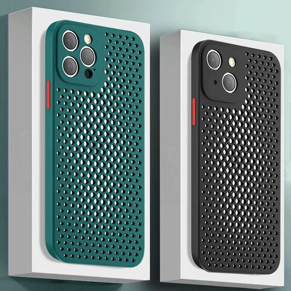Breathable Cooling Shockproof iPhone Case