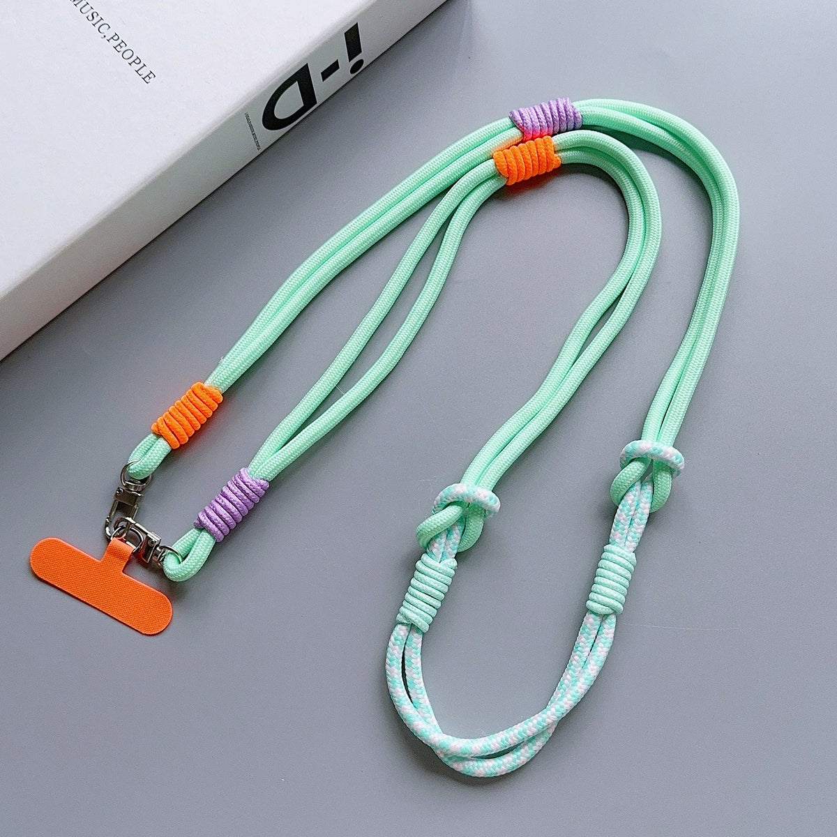 Dual-Tone Crossbody Phone Lanyard