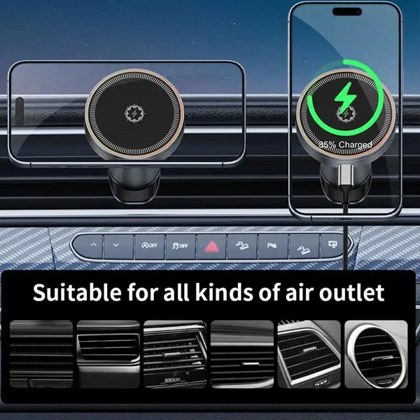 Ice Cooling Magnetic Wireless Car Charger